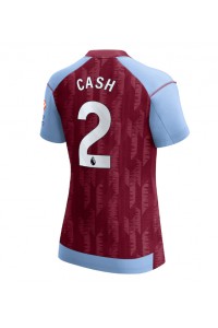 Fotbalové Dres Aston Villa Matty Cash #2 Dámské Domácí Oblečení 2023-24 Krátký Rukáv